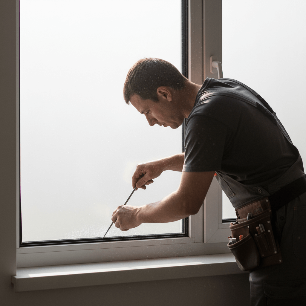 Überprüfung von Fensterdichtungen